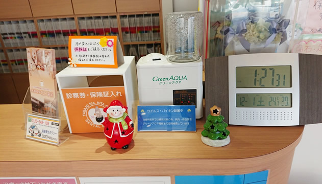 診療室の模様替え